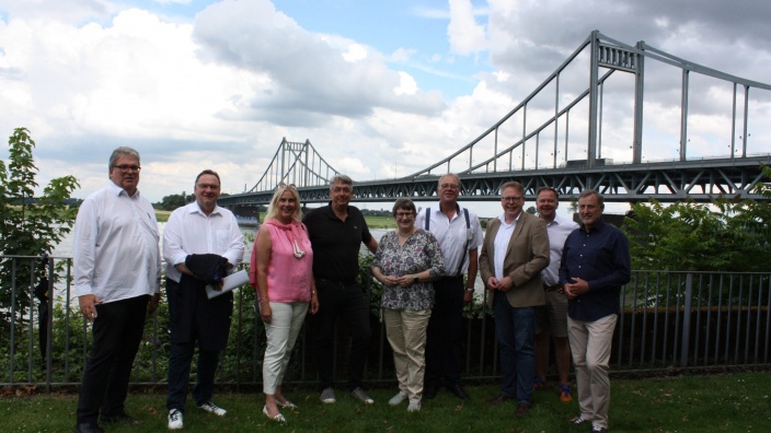 CDU Meeting Uerdinger Rheinbrücke